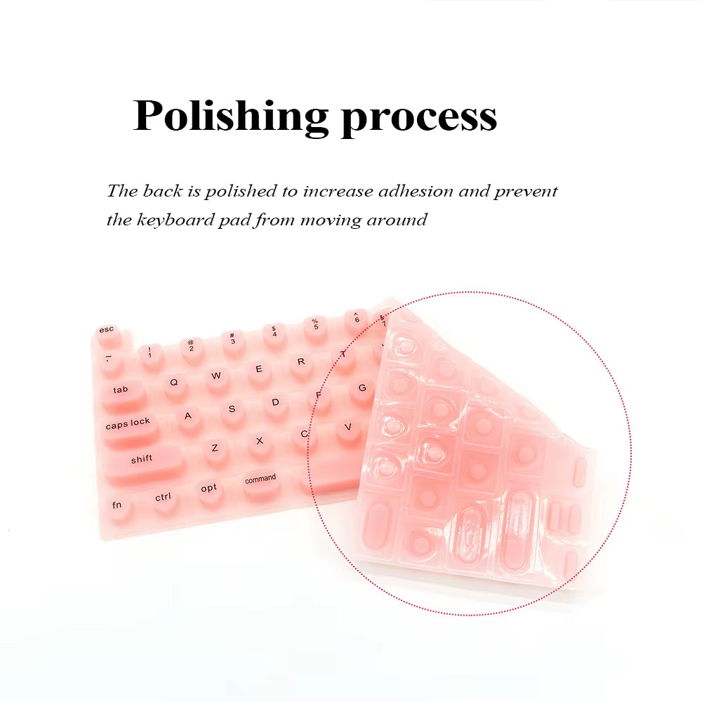Convenient Long Nails Typing Silicone Keyboard Membrane Waterproof Non-Slip Laptop Keyboard Cover Typing God Protection Nail Art