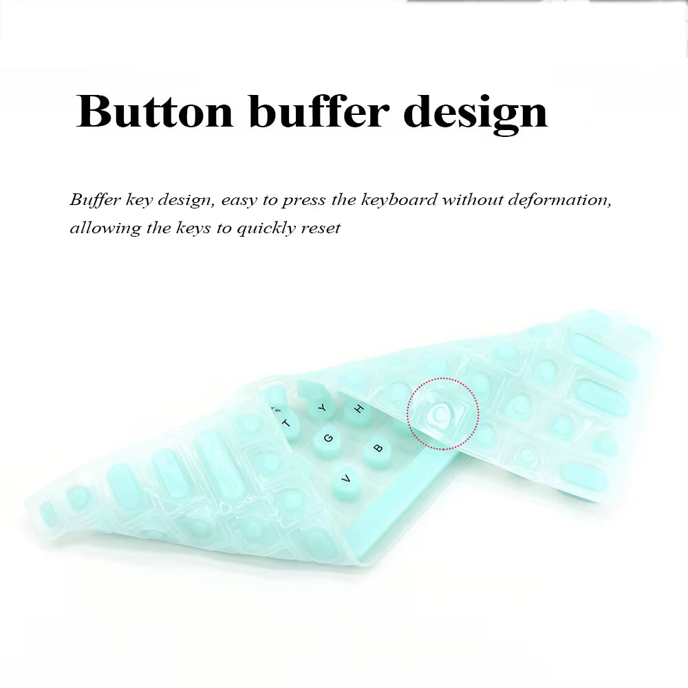 Convenient Long Nails Typing Silicone Keyboard Membrane Waterproof Non-Slip Laptop Keyboard Cover Typing God Protection Nail Art