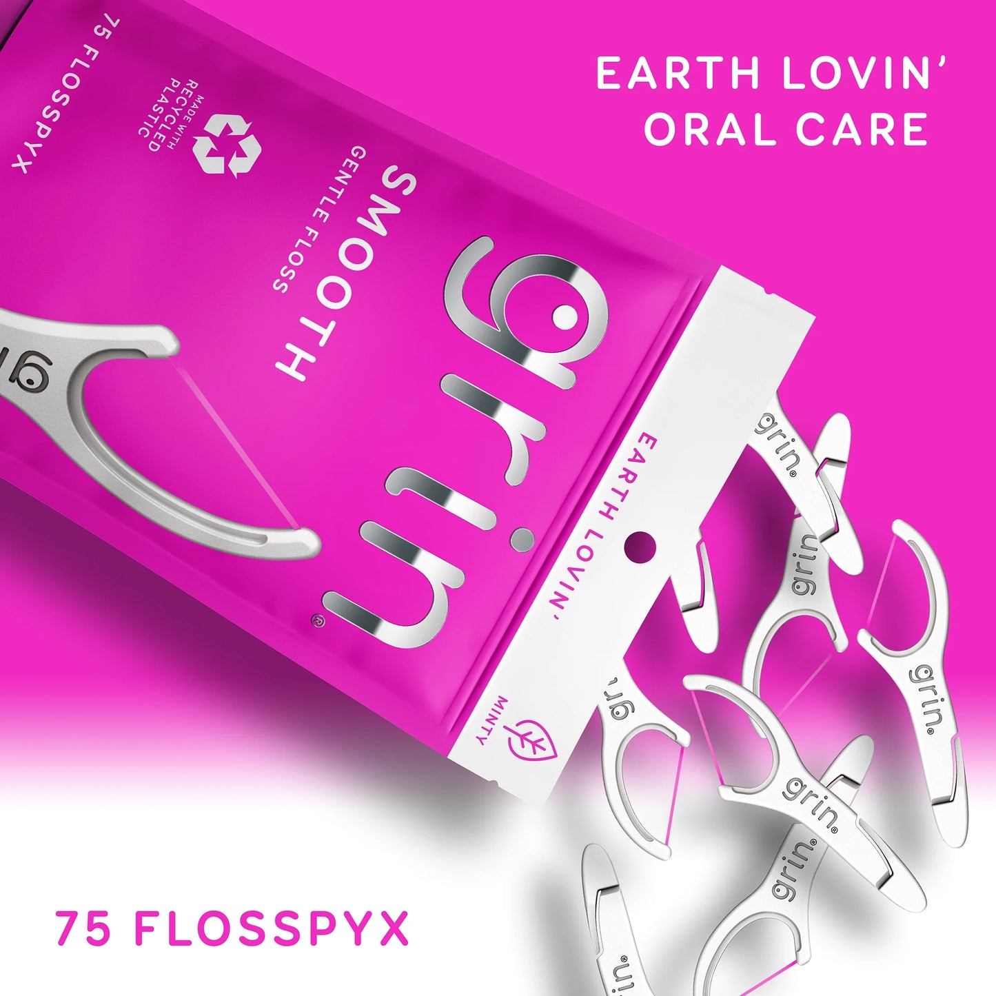 Smooth Flosspyx 75 Ct Dental Flosser
