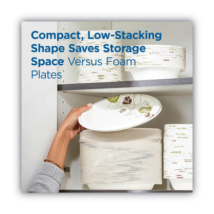 Pathways Soak Proof Heavy-Weight Disposable Paper Plates, 10", 125 Count