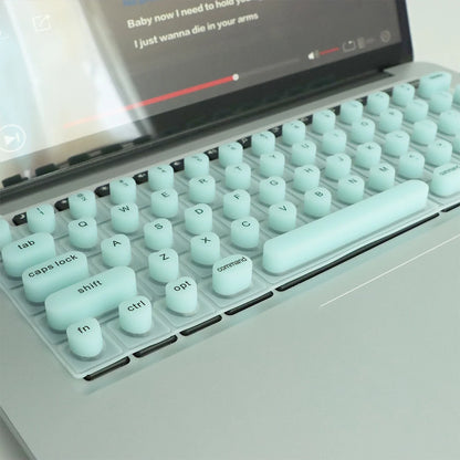 Portable Silicone Keyboard Film Silicone Keyboard Membrane, Laptop Convenient Manicure Typing Protect Long Nails Typing Keyboard