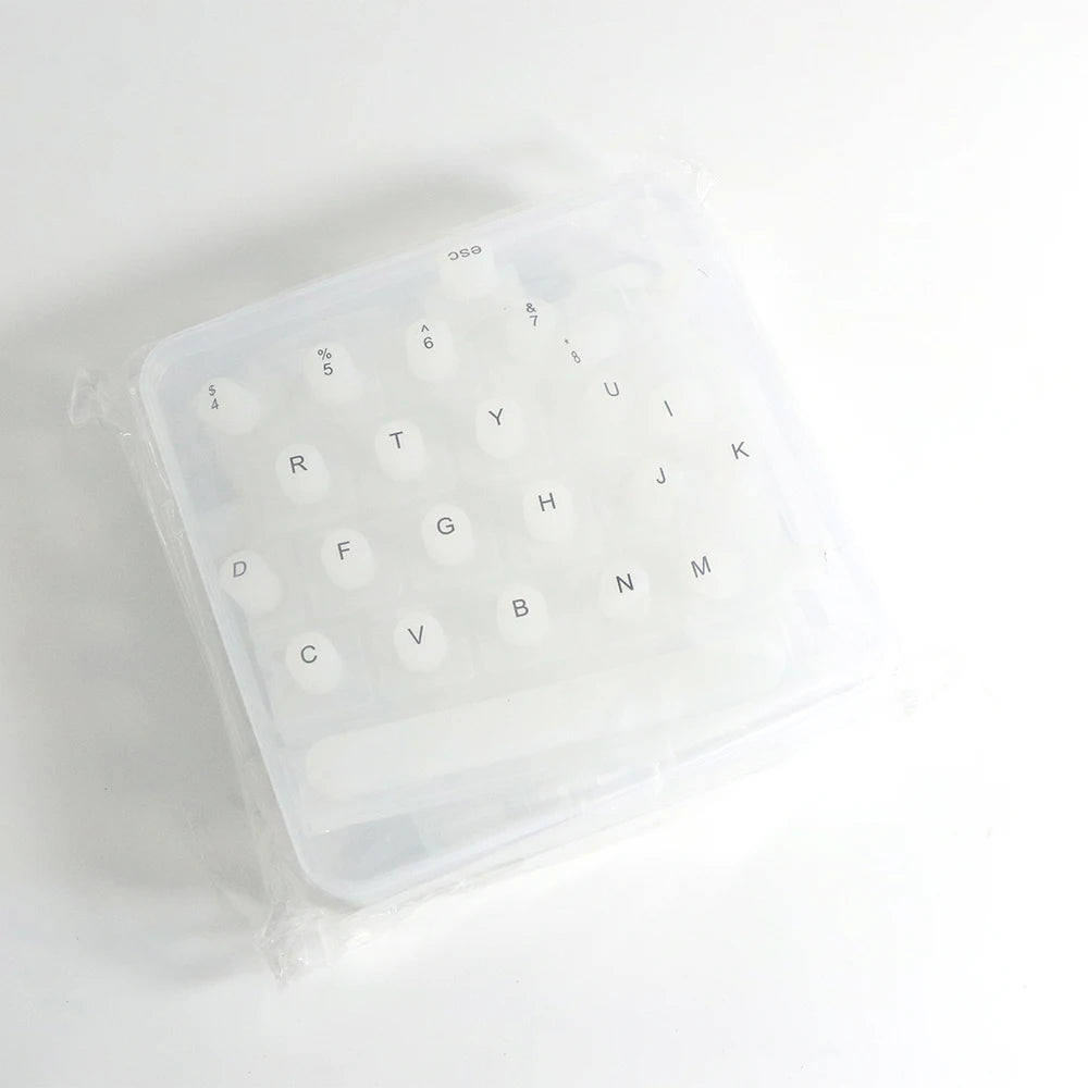 Portable Silicone Keyboard Film Silicone Keyboard Membrane, Laptop Convenient Manicure Typing Protect Long Nails Typing Keyboard