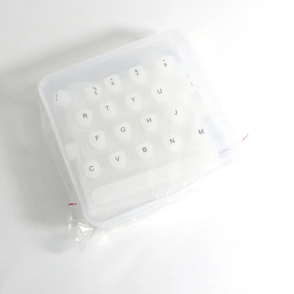 Portable Silicone Keyboard Film Silicone Keyboard Membrane, Laptop Convenient Manicure Typing Protect Long Nails Typing Keyboard